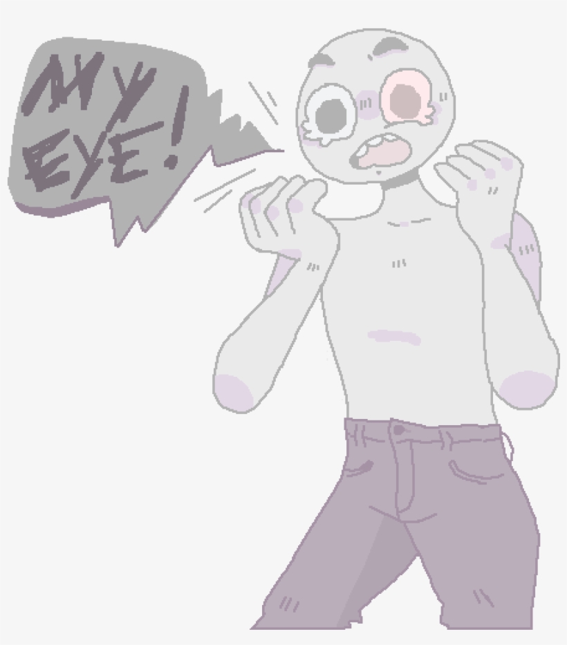 He Has Raviolli Eye Syndrom - Cartoon, transparent png #3079462