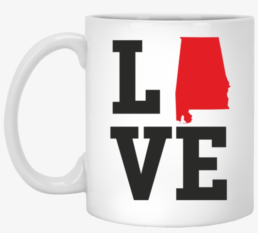 Alabama Love Coffee Mug For Al State Outline Pride - Girl Scout Svg Free, transparent png #3080217