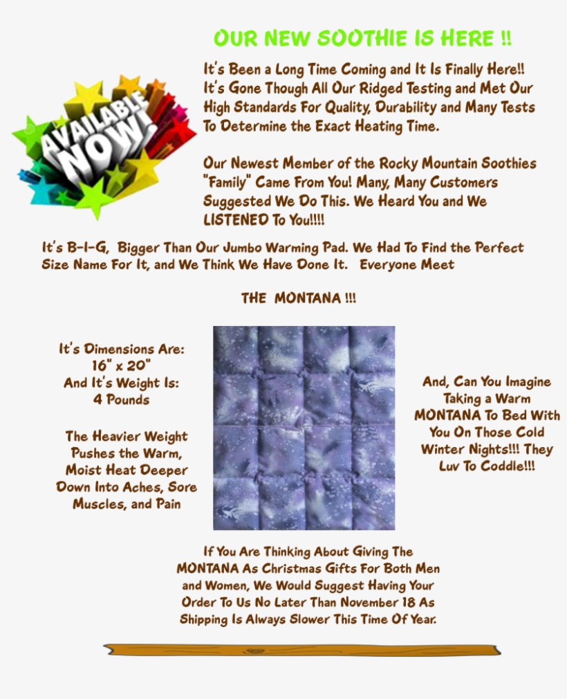 Coming Soon - Rocky Mountain Soothies, transparent png #3080485