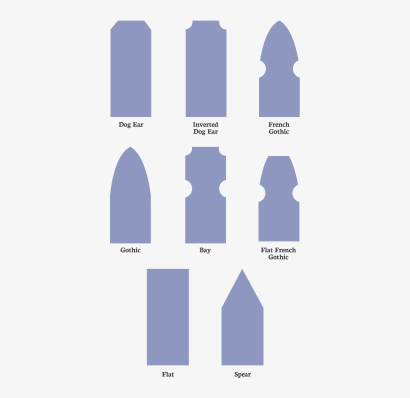 Picket Fence Styles - Fence Picket Styles, transparent png #3080511