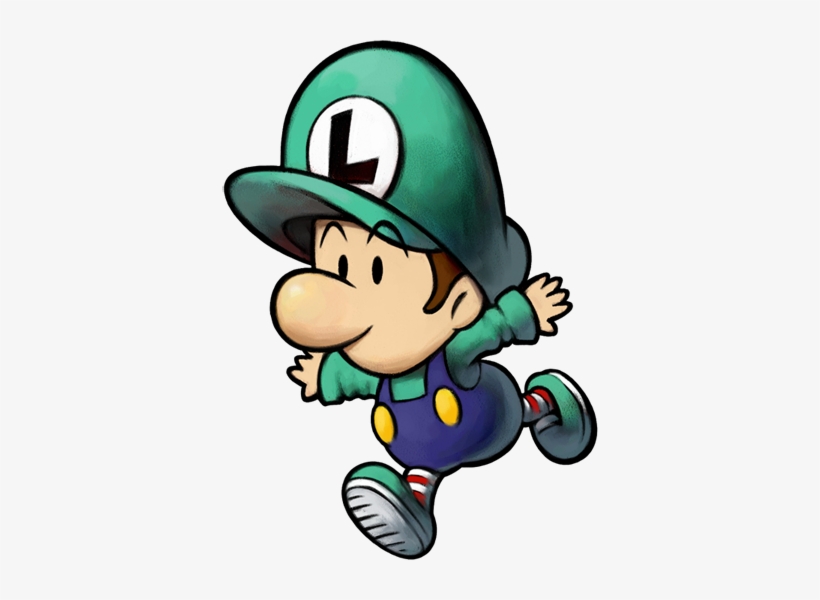 Poor Guy Has Not Received Any Official Artwork For - Yoshi's Island Baby Luigi, transparent png #3080886