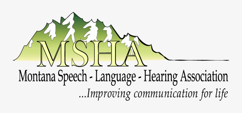 Montana Speech Language Hearing Association Logo - Montana, transparent png #3080952