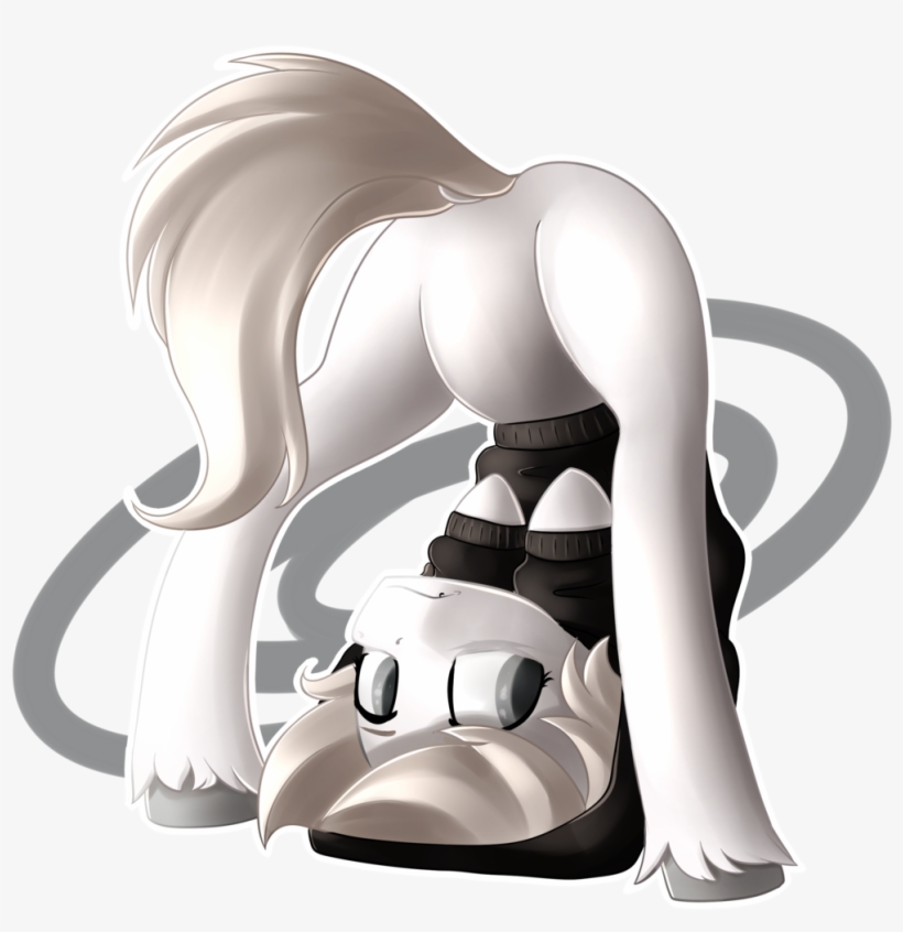 Baldmoose, Dock, Earth Pony, Flexible, Frontbend, Lip - Sitting, transparent png #3081044