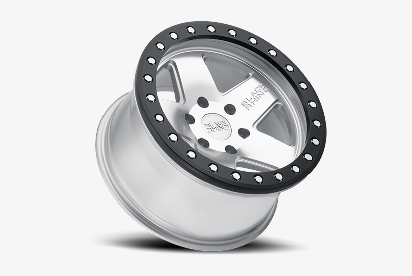 Crawler Silver W/ Mirror Face And Black Lip Ring - Lip, transparent png #3081502