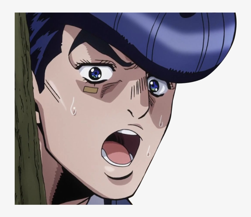 Anime Face Facial Expression Anime Human Hair Color - Jojo's Bizarre Adventure Transparent Background, transparent png #3081611