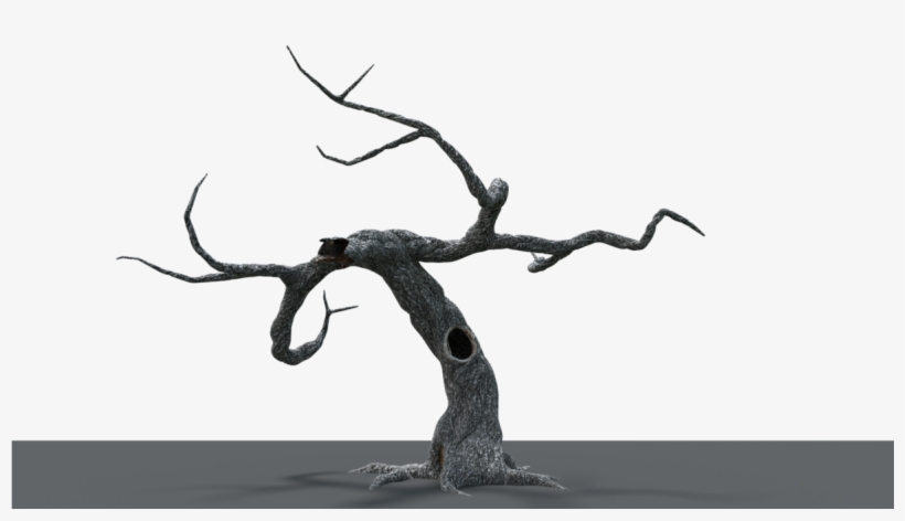 Spooky Tree - Monochrome, transparent png #3081835