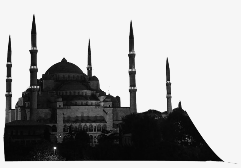 Silhouette Istanbul - Sultan Ahmed Mosque, transparent png #3082471