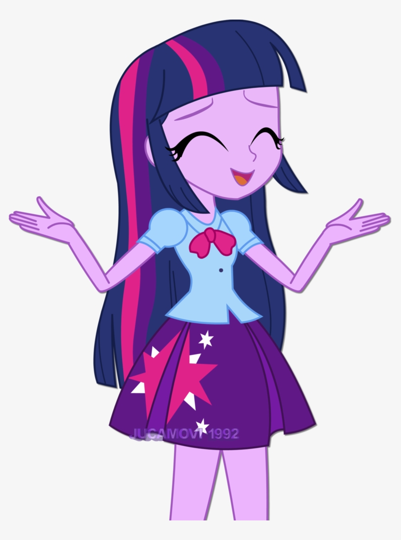 Jucamovi1992, Clothes, Cute, Equestria Girls, Eyes - Twilight Sparkle Closed Eyes Equestria Girls, transparent png #3082532