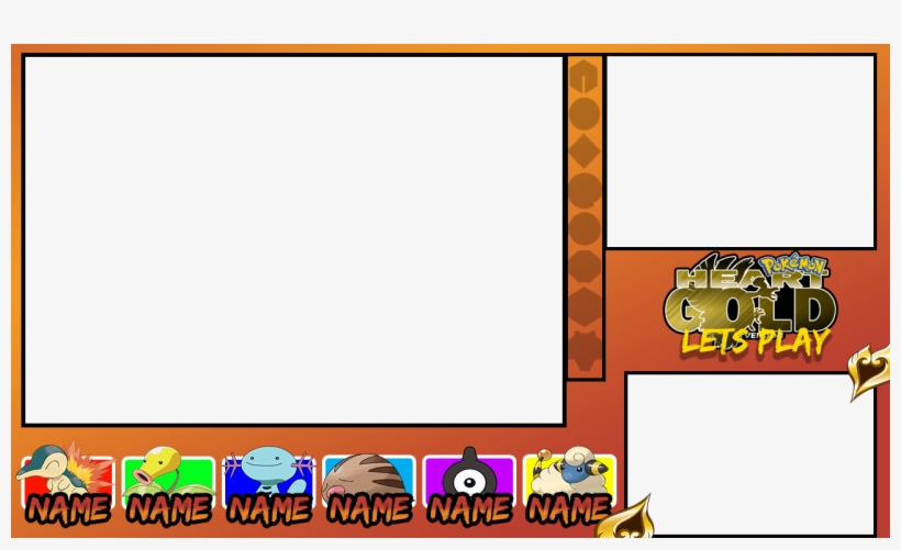 This Is My Heartgold Letsplay Overlay - Pokemon Heart Gold Layout, transparent png #3082870