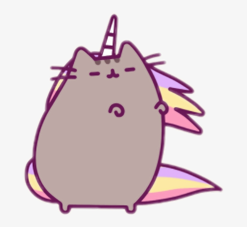 Unicorn Unicornio Pusheen Cat Gato - Pusheen Cat Unicorn, transparent png #3082893