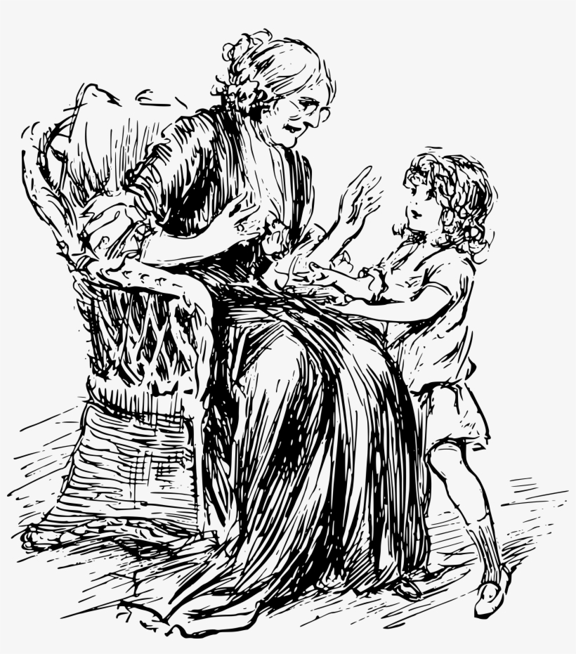 This Free Icons Png Design Of Grandma Storytelling, transparent png #3083126