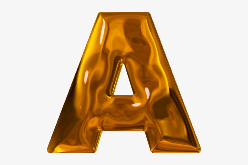 Golden Letter A Png, transparent png #3083513