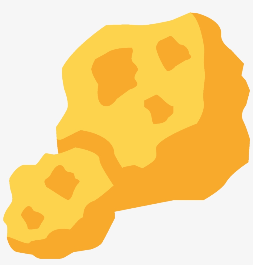 Gold Ore Icon - Vector Gold Ore, transparent png #3083677
