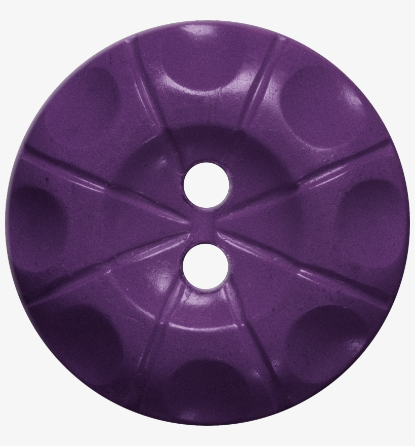 Button With Radial Line And Circle Design Purple Medium - Button, transparent png #3083882