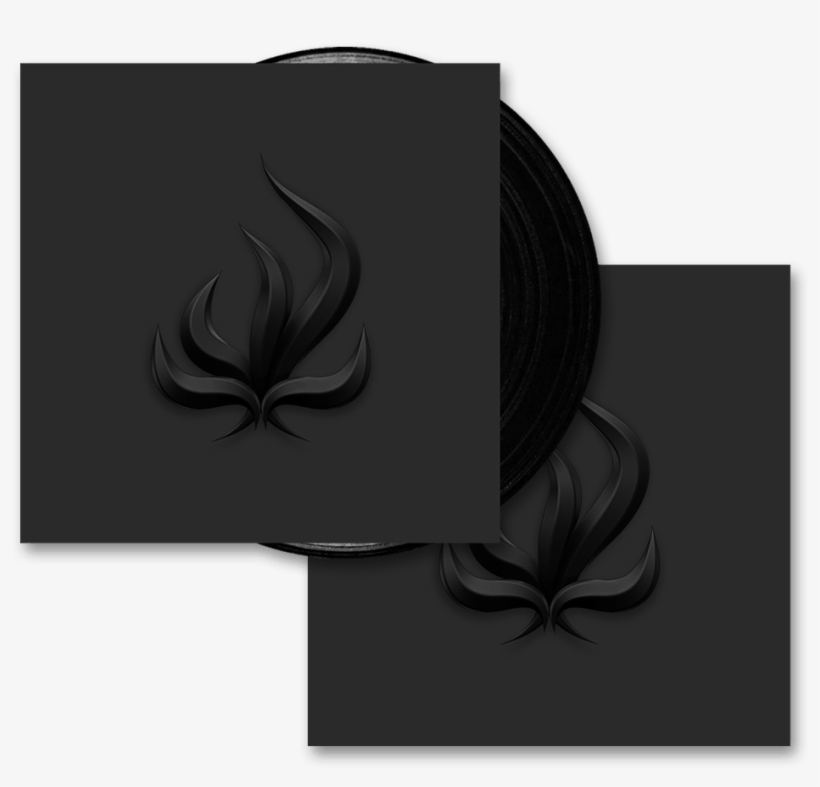 Black Flame Vinyl Lp Signed 12 X 12 Print Free Sticker - Emblem, transparent png #3084057