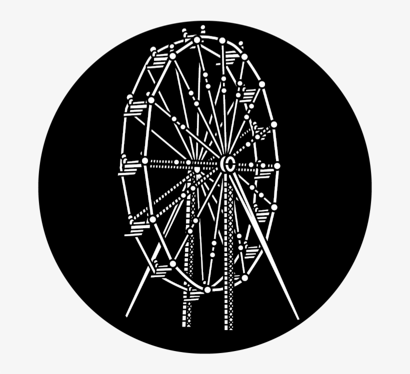 Ferris Wheel - Ferris Wheel Gobo, transparent png #3084454
