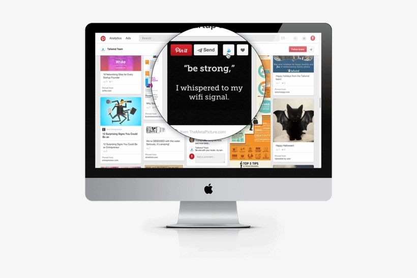 Tailwind Schedule Button Pinterest Sm - Computer Monitor, transparent png #3084481
