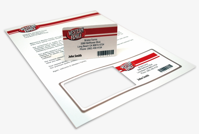 Direct Mail Labels, Coupons, And Cards - Letter With Membership Card, transparent png #3084483