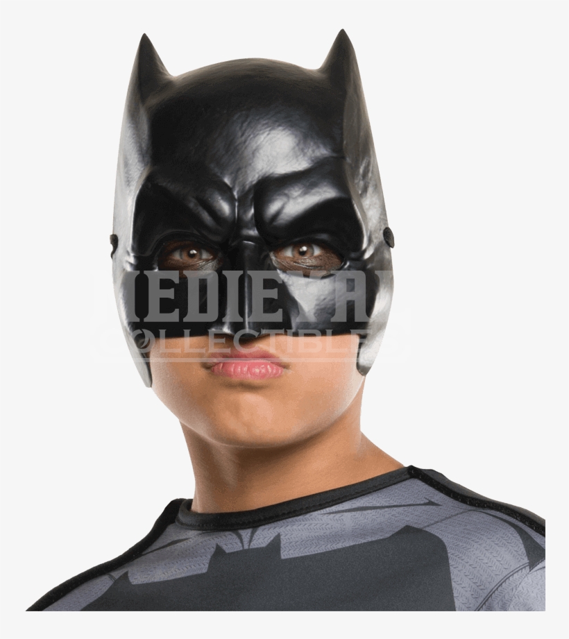 Kids Batman Half Mask - Batman Dawn Of Justice, Child Mask, transparent png #3084685
