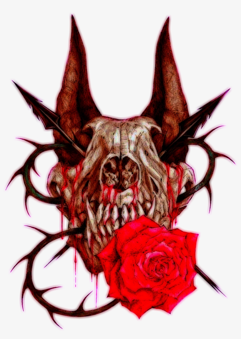 Wolf Skull By Xx Sdfdfdamira Hunter Xx D9gjzqk 0 - Hounds Of The Falling Skulls, transparent png #3084688