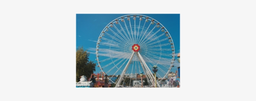 Ferris Wheel In Entertainment Center Poster • Pixers® - Ferris Wheel, transparent png #3084780