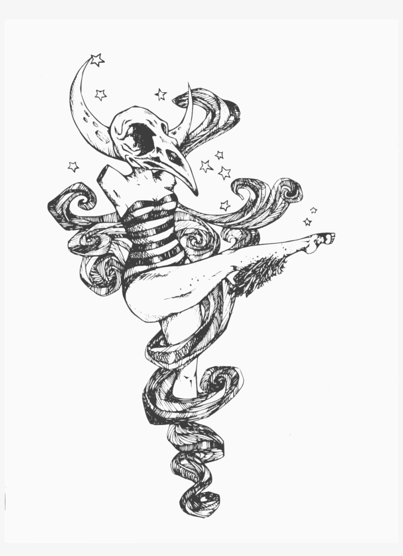 Dancing Bird Skull, transparent png #3084830