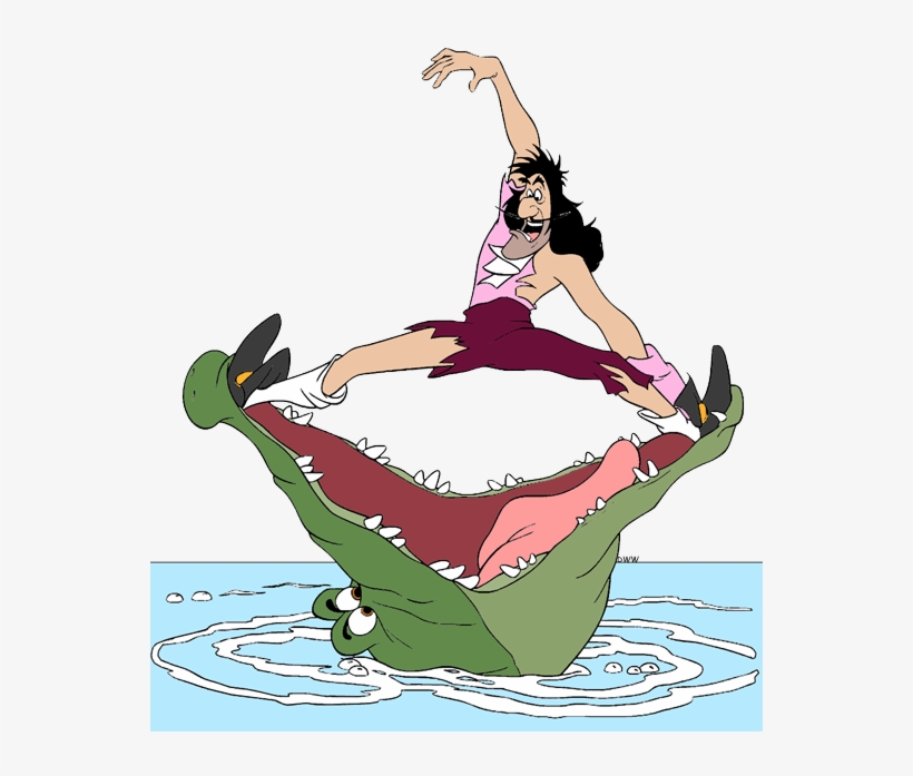 Crocodile Crocodile Crocodile Crocodile, Captain Hook - Peter Pan, transparent png #3084831