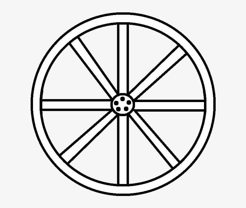 Old - Colouring Pages Of Wheel, transparent png #3084963