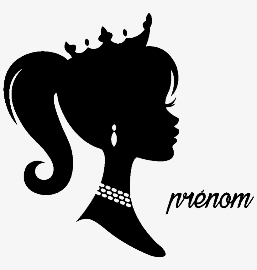 Barbie Silhouette Png Download - Barbie Logo With Crown, transparent png #3085380