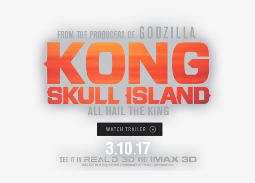 Kong Skull Island Premiere - Kong Skull Island Logo, transparent png #3085451