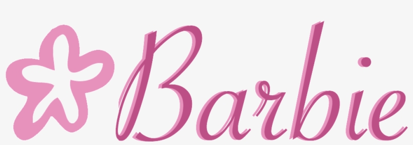 Barbie Florwers Png Logo - Barbielogo Png, transparent png #3085931