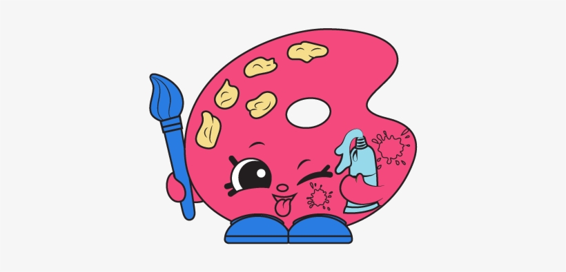 Pauline Palette - Shopkins Pauline Palette, transparent png #3086548