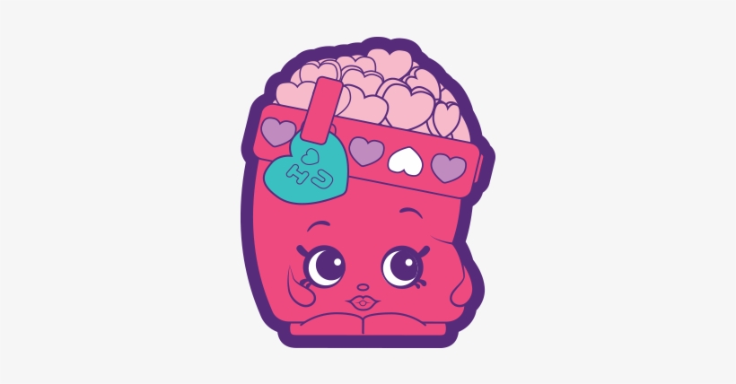 Honey Hearts - Shopkins Bubble Gum Sweetheart Candice Candle Candy, transparent png #3086606