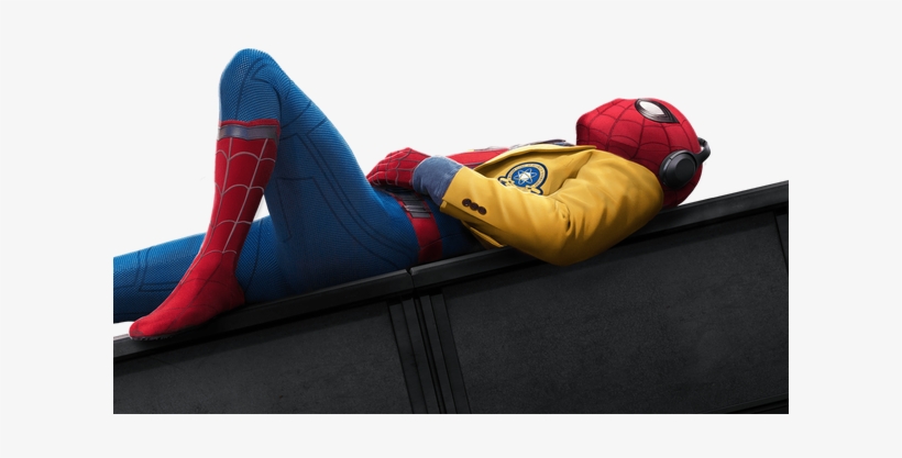 251kib, 614x345, Bg Spiderman - Spider Man Homecoming, transparent png #3086679