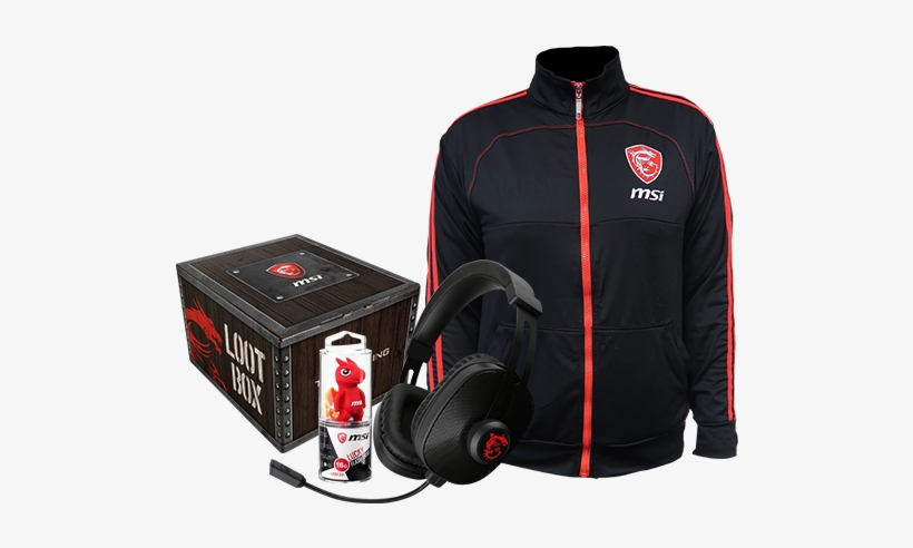 Msi Loot Box Msi Jacket - Sports Jersey, transparent png #3086980