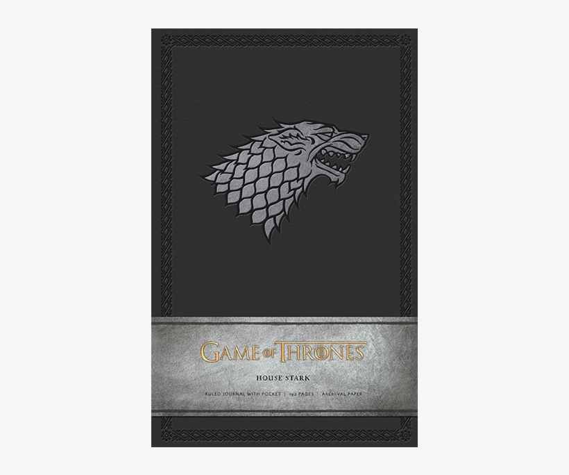 Game Of Thrones House Stark Journal - Game Of Thrones Stark Messenger Bag, transparent png #3087149