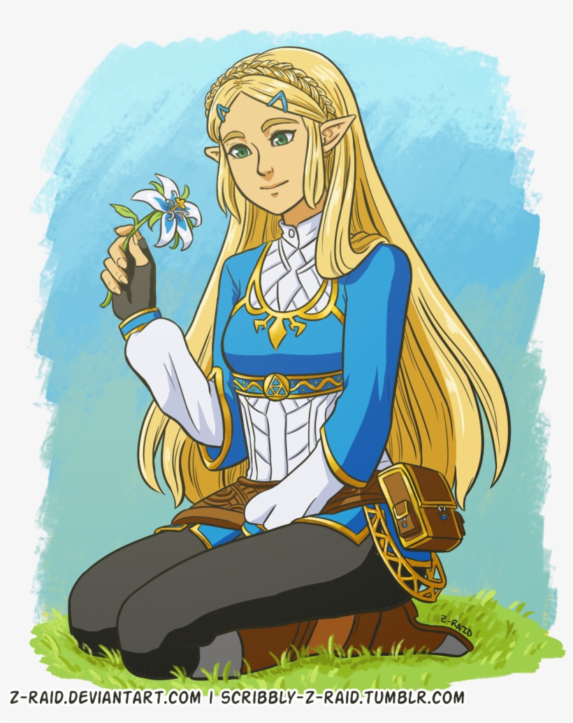 Botw Zelda Design Might Be My Favorite Zelda Design - The Legend Of Zelda, transparent png #3087199