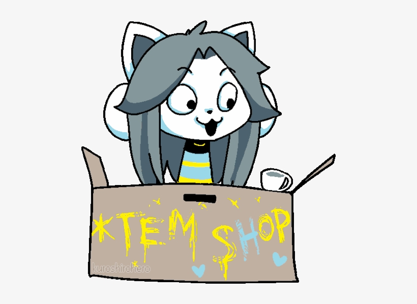 Temmie - Undertale Temmie Gif, transparent png #3088004