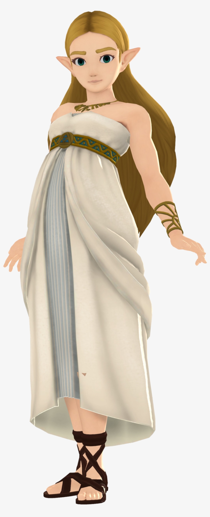 Princess Zelda Botw Render By Emma Zelda2-dbhdr1e - The Legend Of Zelda: Breath Of The Wild, transparent png #3088096