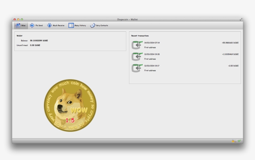 No Dig Option In Dogecoin-qt - Dogecoin Transaction, transparent png #3088195