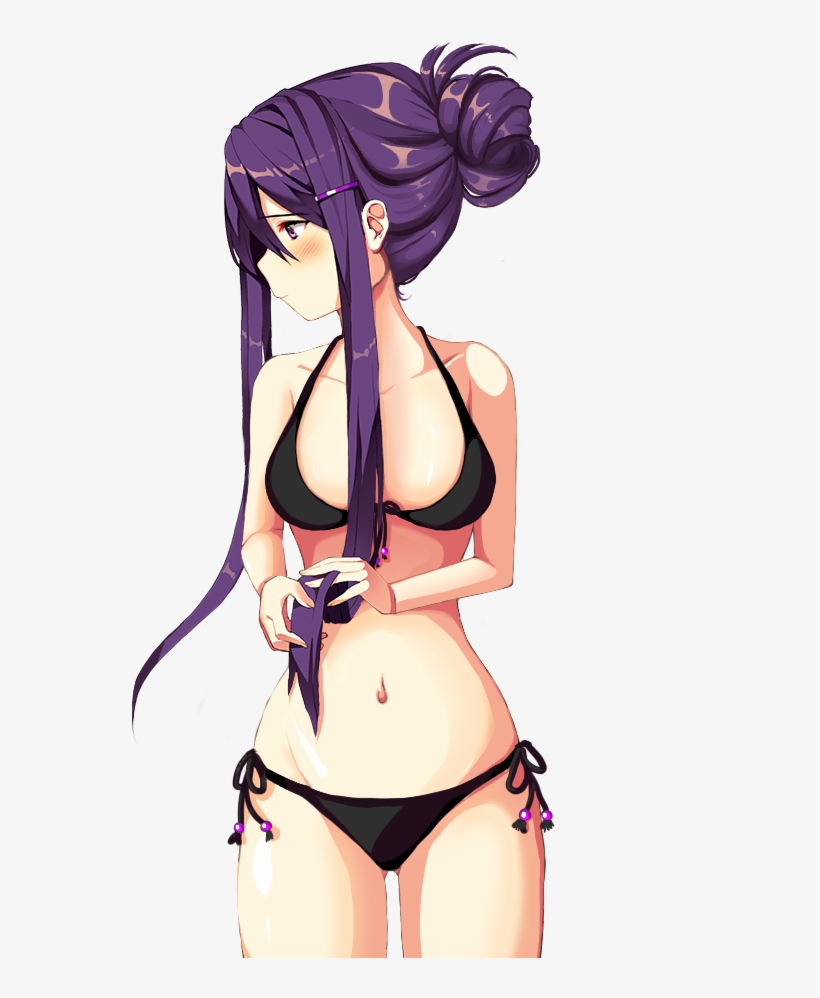 1 Jan - Doki Doki Literature Club Beach, transparent png #3088475