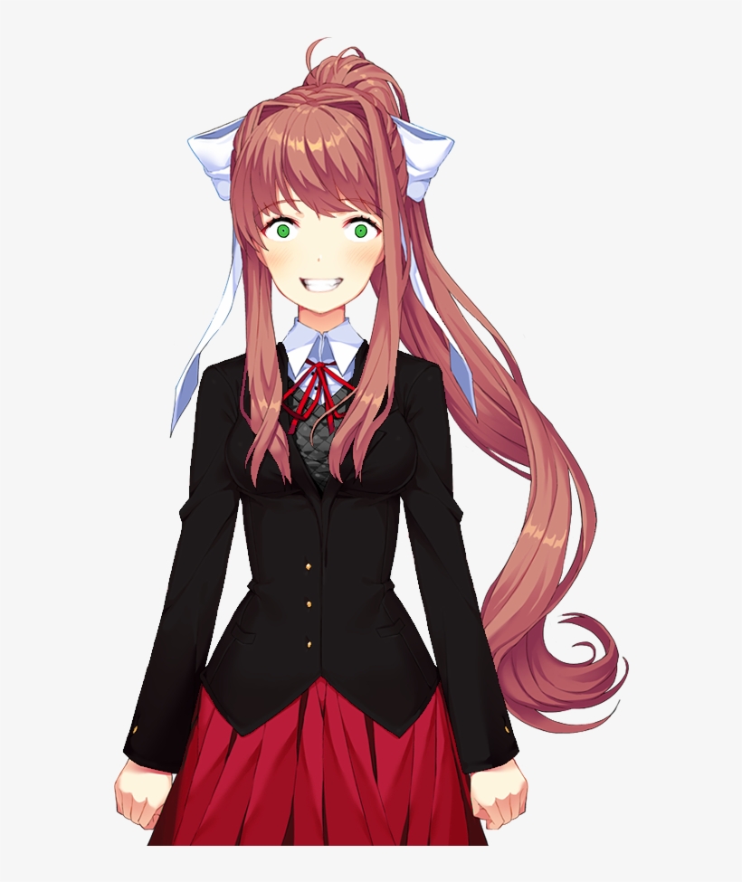 And That's A Wrap All The Evil Sprites Are Complete - Doki Doki Literature Club Monika, transparent png #3088662