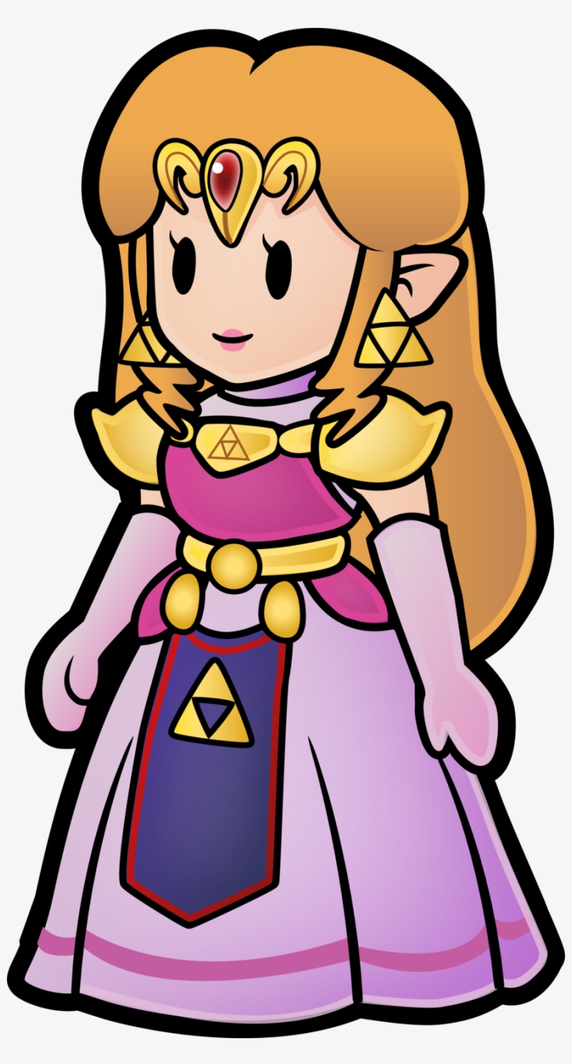 Paper Princess Zelda [ocarina Of Time] - Paper Legend Of Zelda, transparent png #3088802