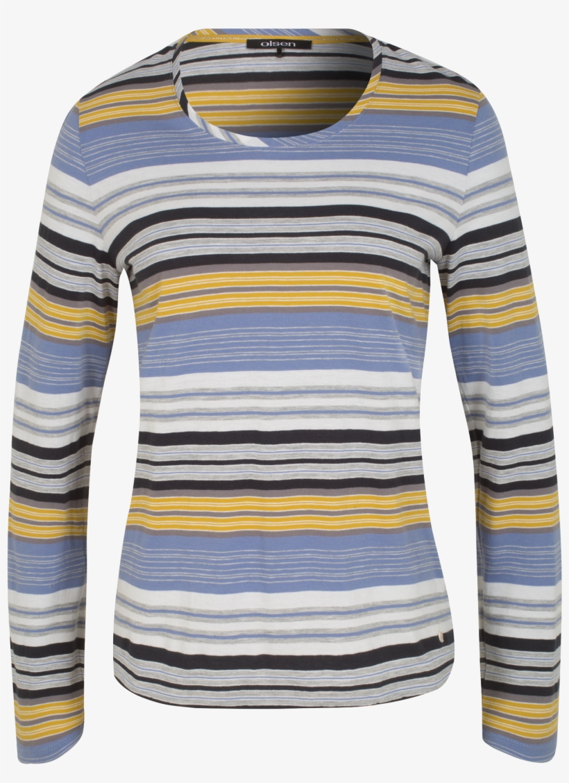 Shirt With Horizontal Stripes - Ringelshirt, transparent png #3089102