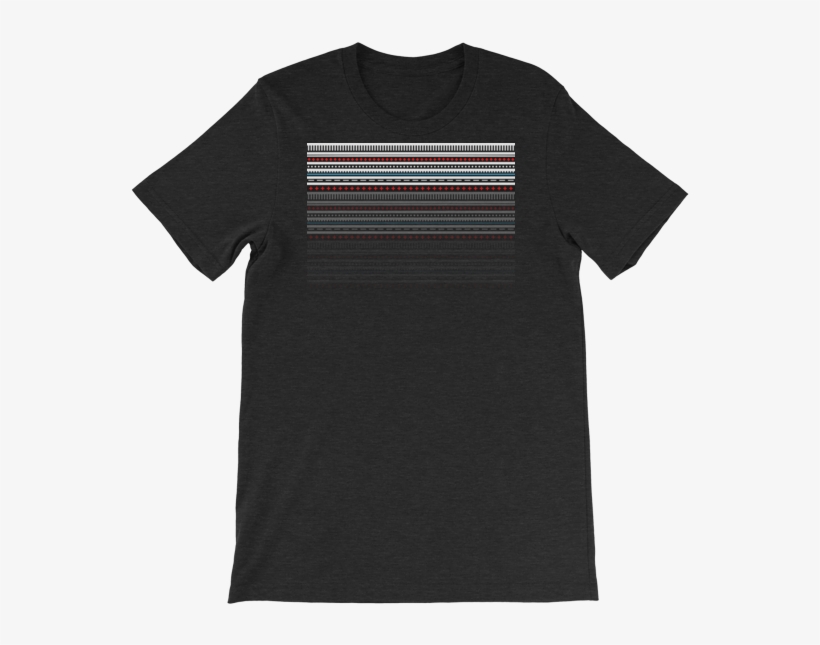 Horizontal Stripes Short Sleeve T Shirt - Isis Band Shirt, transparent png #3089455