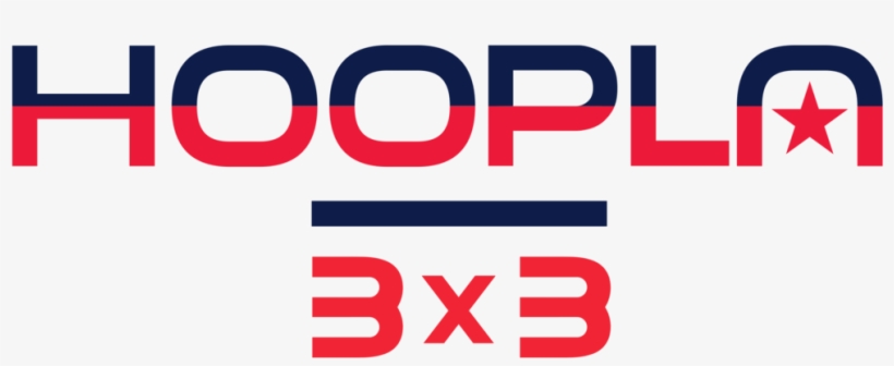 Hoopla Primary Stripe Horizontal Logo 1w - Hoopla 3x3 Logo, transparent png #3089829