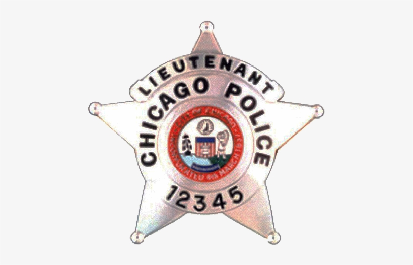 Chicago Police Department Badges - Chicago Police Lieutenant Badge, transparent png #3090250