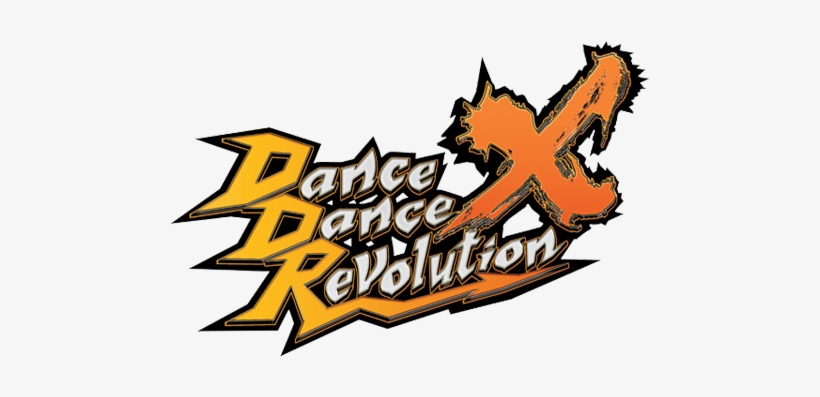 Forums/ddrxlogo - Dance Dance Revolution X Logo, transparent png #3090296