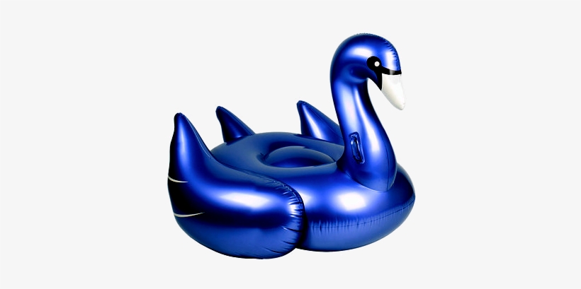 #swan#inflatable Swan#pool#blue Aesthetic#blue#blue - Sunnylife - Luxe Swan Inflatable - Gold, transparent png #3090297