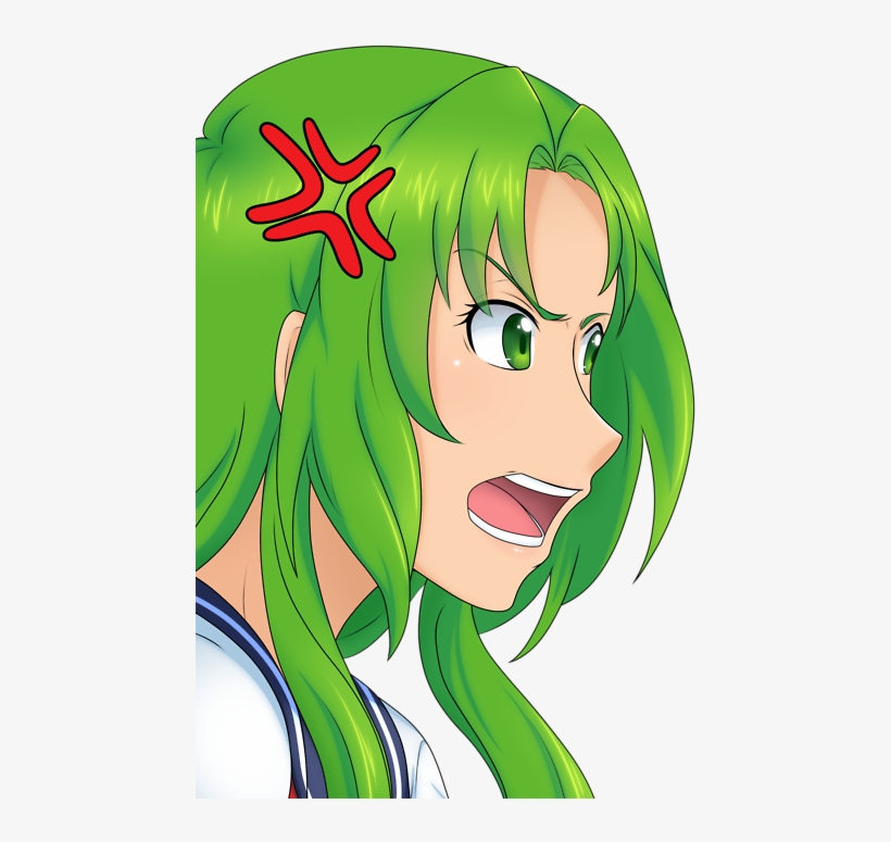 Angery - Yandere Simulator Midori X Yandere Dev, transparent png #3090376